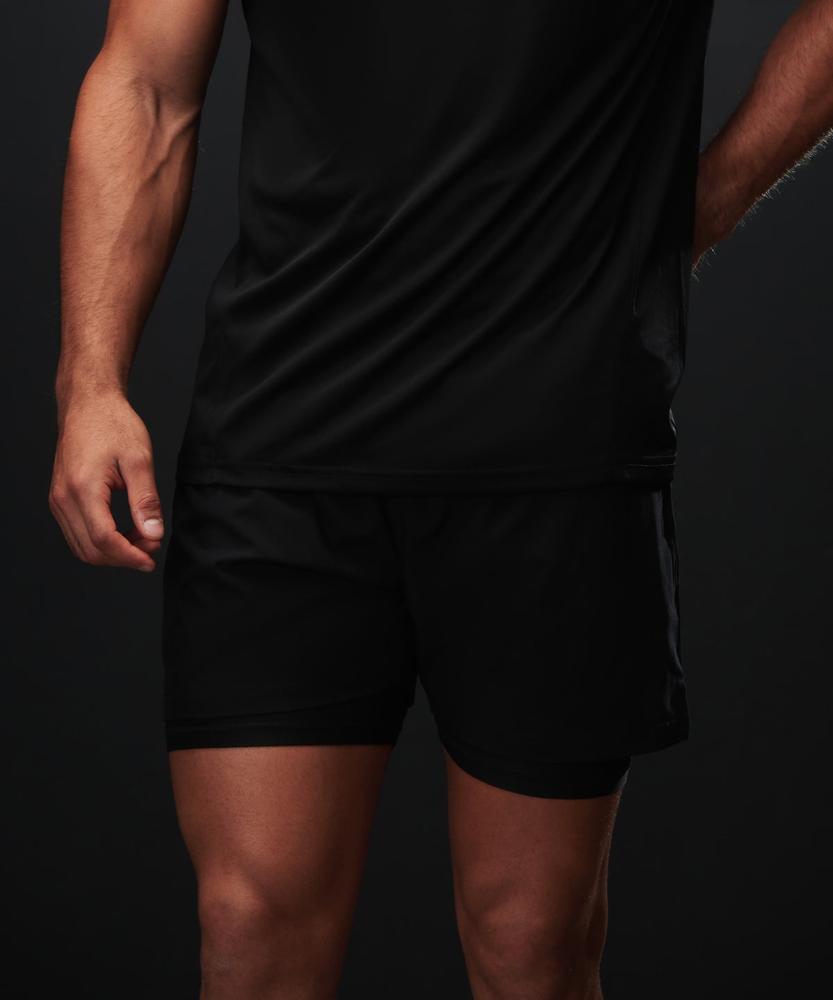 Tombo Double-layer Sports Shorts TL615 - Image 3
