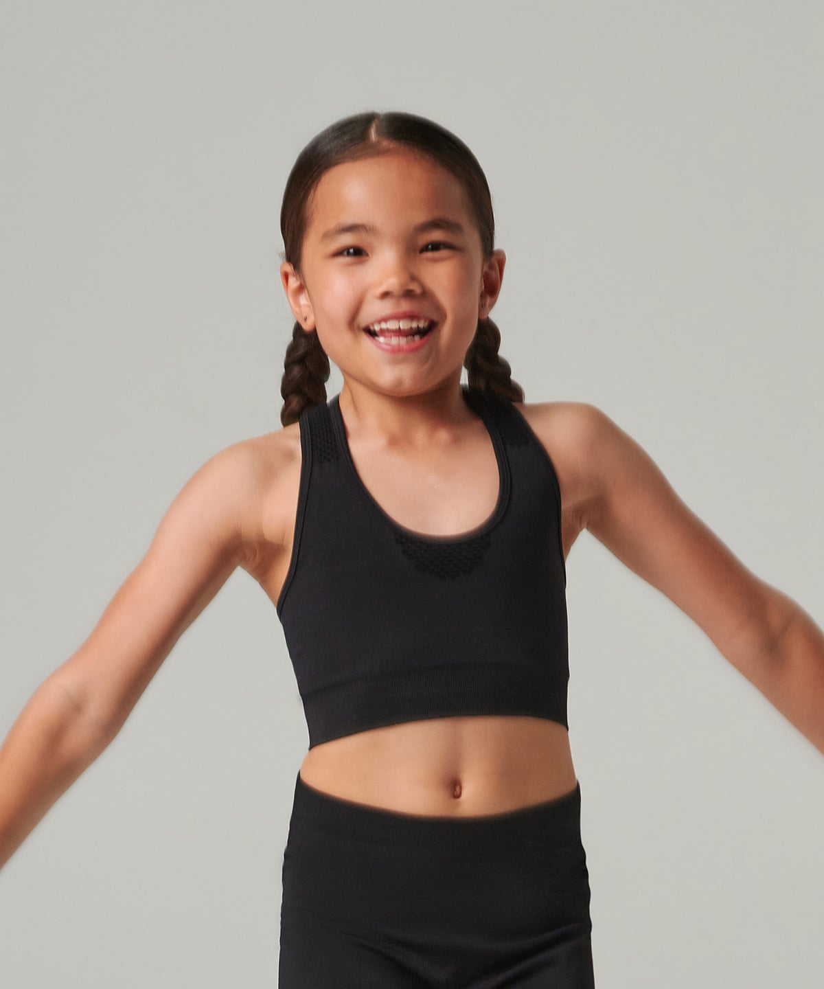 Tombo Kids Seamless Crop Top TL697 - Image 2