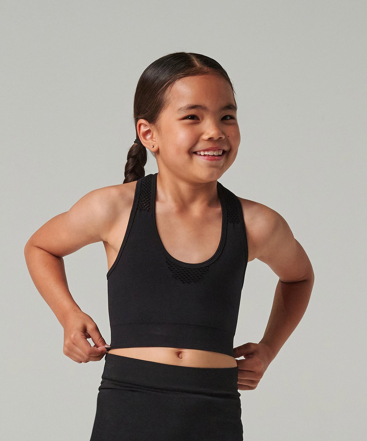 Tombo Kids Seamless Crop Top TL697 - Image 4