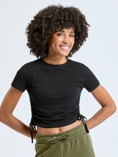 TriDri Women’s Ruched Crop Top TR069