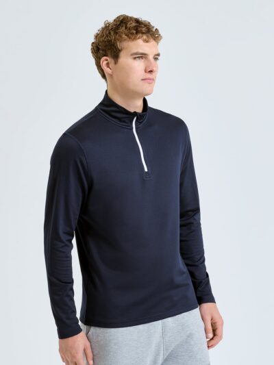 TriDri Men’s Recycled Long Sleeve Brushed Back ¼ Zip TR111