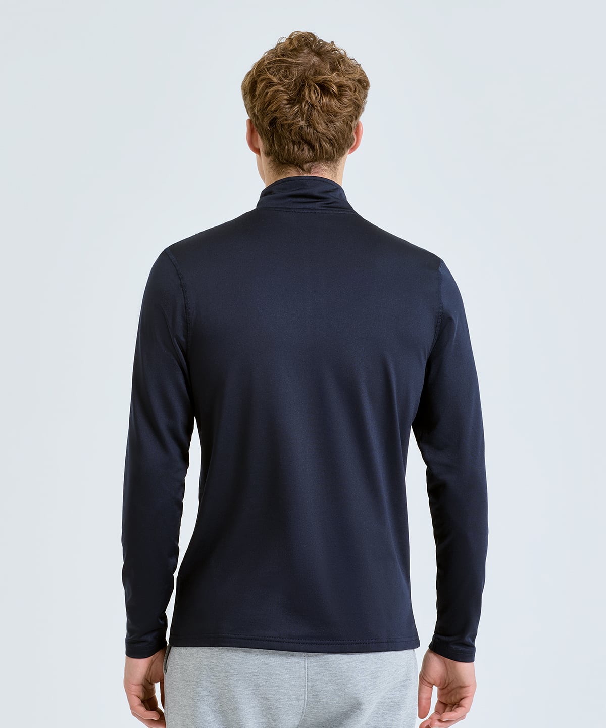 TriDri Men's Recycled Long Sleeve Brushed Back ¼ Zip TR111 - Image 3