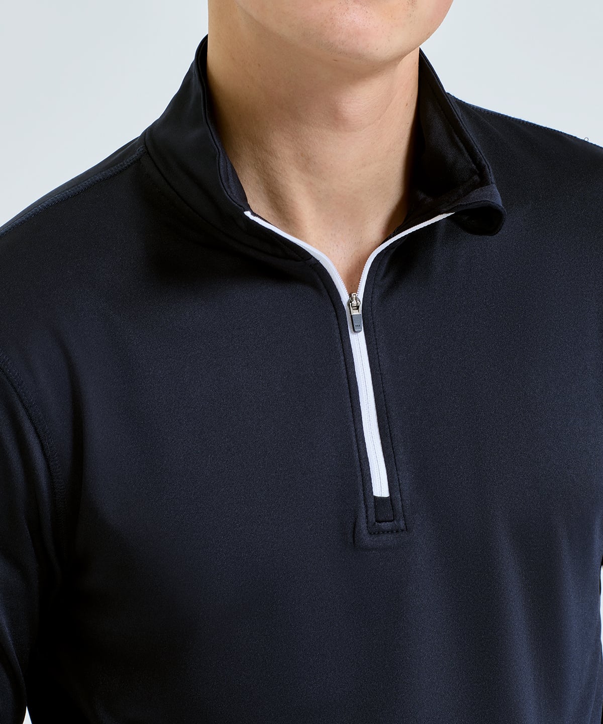 TriDri Men's Recycled Long Sleeve Brushed Back ¼ Zip TR111 - Image 4