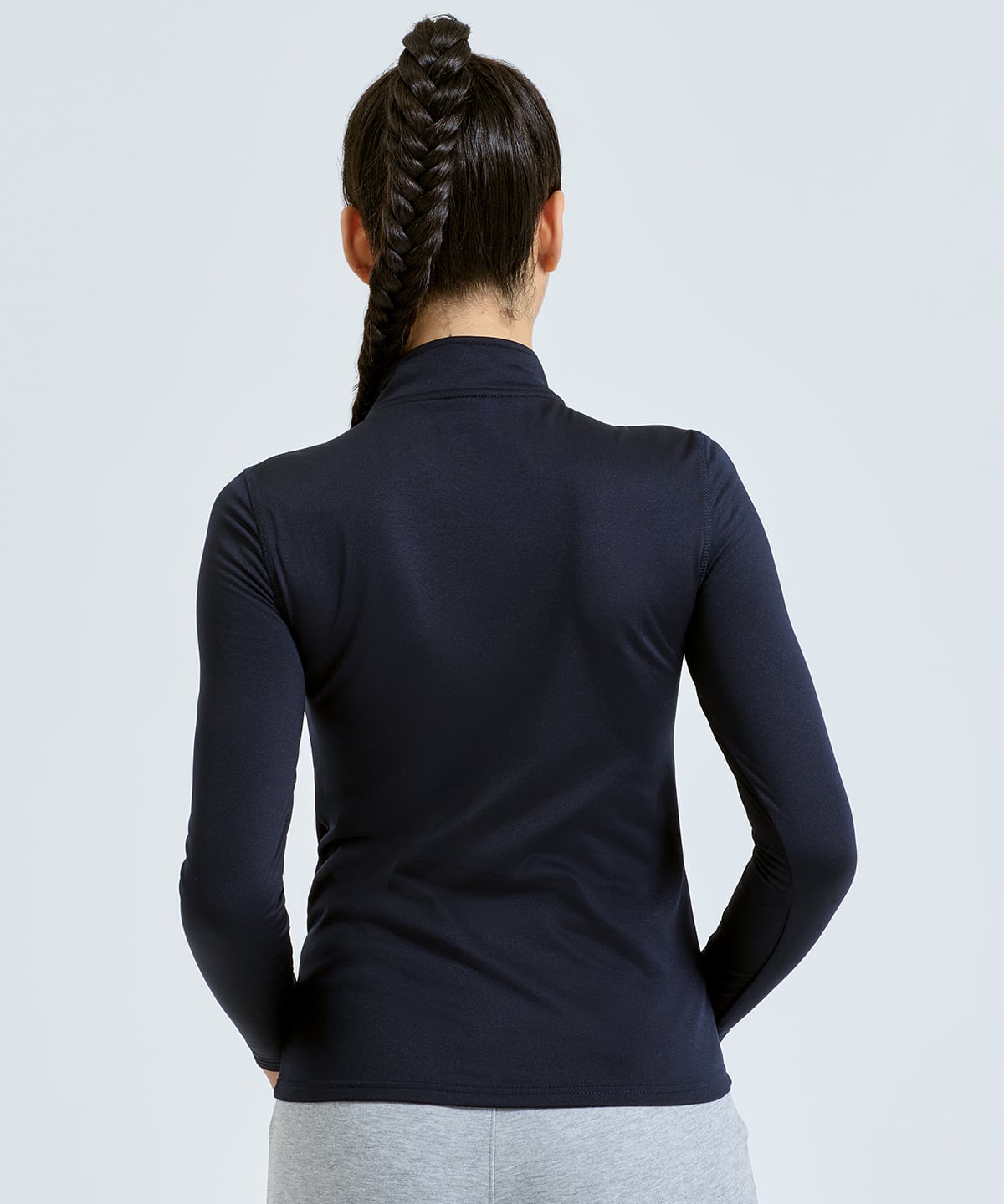 TriDri Women's Recycled Long Sleeve Brushed Back ¼ Zip TR121 - Image 3