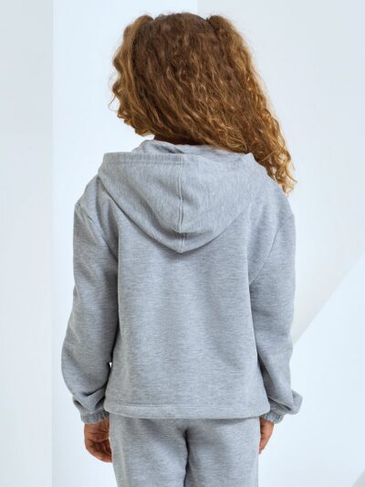 TriDri Kids Recycled Cropped Oversize Full-zip Hoodie TR61B
