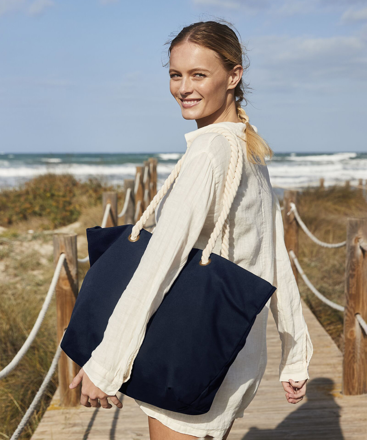 Westford Mill Nautical Beach Bag W680 - Image 3