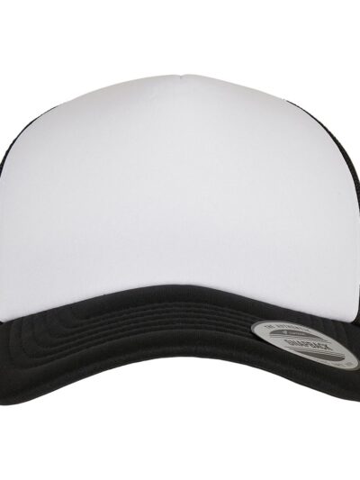 Yupoong YP Classics Curved Foam Trucker Cap – White Front YP227