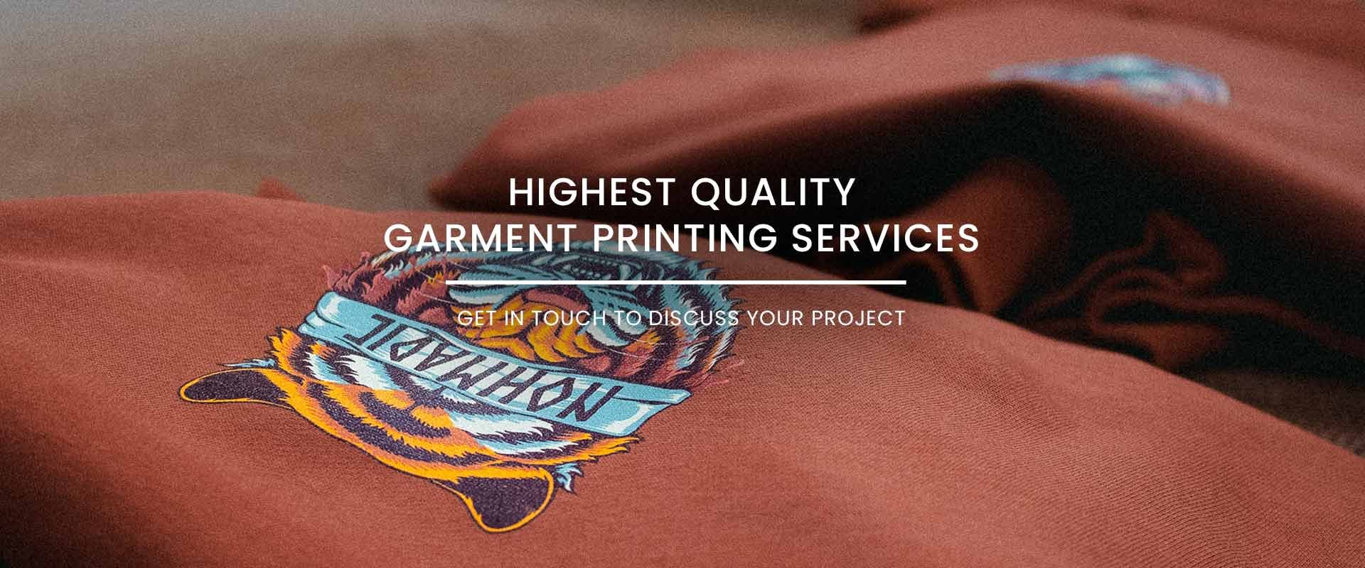 Highest quality garment services