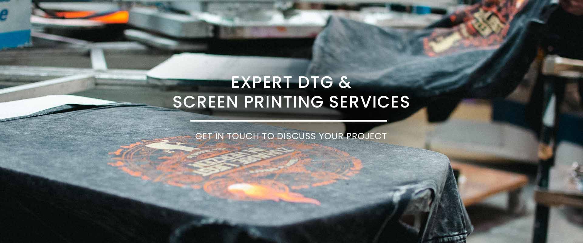 SCREEN PRINTING AND DTG